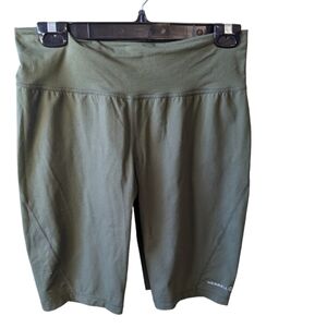 Merrell running shorts opti wick technology olive green  Size m